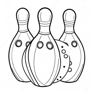 Colorful Bowling Pins Coloring Page 20982-16875