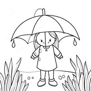 April Showers Coloring Page 21001-16886