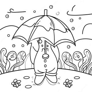 April Showers Coloring Page 21001-16888