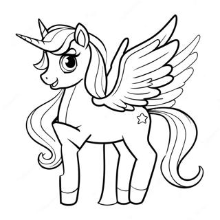 Alicorn Coloring Page 2101-1723