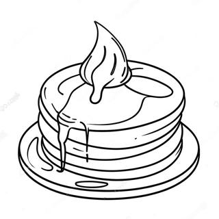 Ihop Pancakes With Syrup Coloring Page 21022-16909