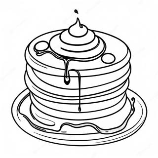 Ihop Pancakes With Syrup Coloring Page 21022-16911