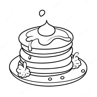 Ihop Pancakes With Syrup Coloring Page 21022-16912