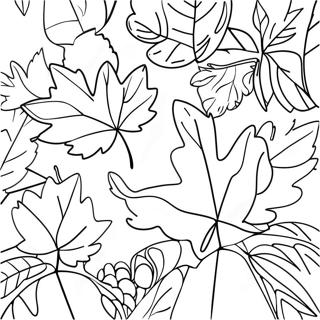 Fall Leaves Coloring Page 21031-16916