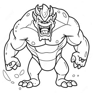 Monster For Adults Coloring Pages