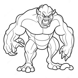 Monstrous Creature Coloring Page 21051-16926