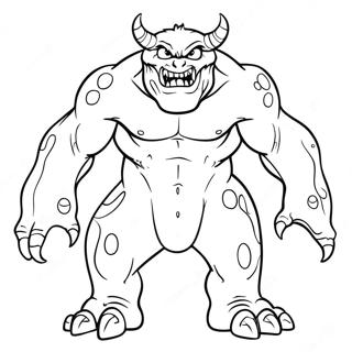 Monstrous Creature Coloring Page 21051-16928