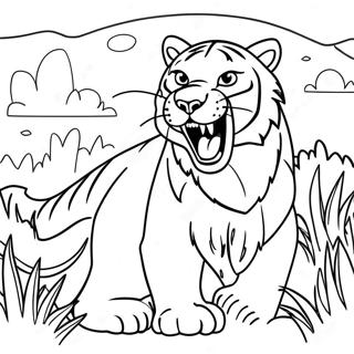 Big Cats Coloring Pages