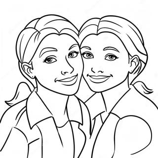 Lesbian Pride Coloring Page 21121-16987