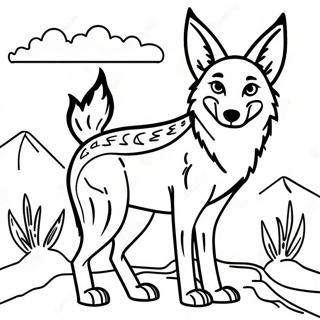 Coyote Coloring Pages