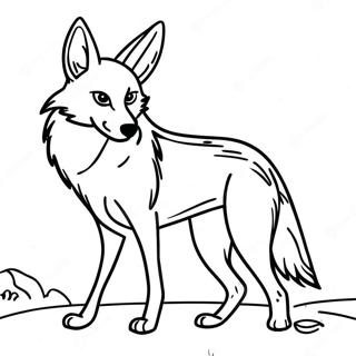 Coyote Coloring Page 21161-17014