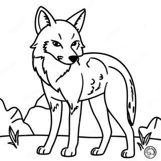 Coyote Coloring Page 21161-17015