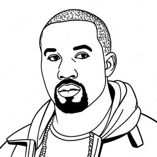 Kanye West Coloring Page 21171-17021