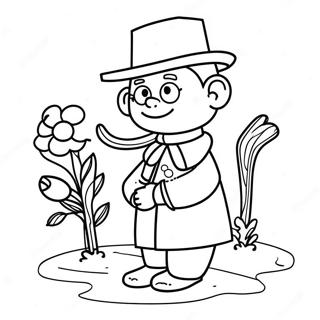 Line Art Coloring Page For Kids 21201-17055