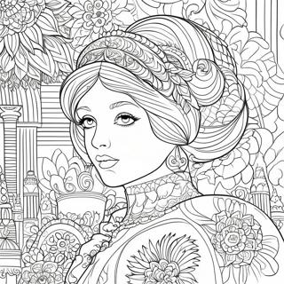 Intricate Line Art Coloring Page 21202-17050