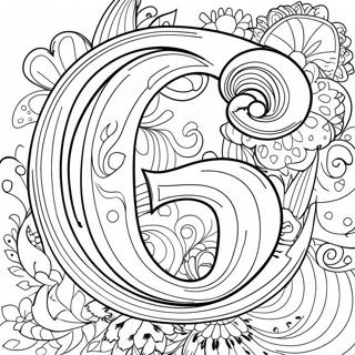 Letter G Coloring Pages