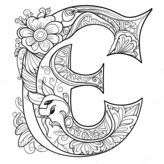 Letter G Coloring Page 2121-1734