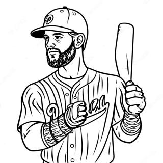 Bryce Harper Coloring Page 21231-17076