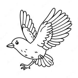 Bird Flying Coloring Page 21271-17106