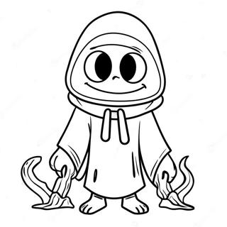 Creepy Little Nightmares Character Coloring Page 21282-17114