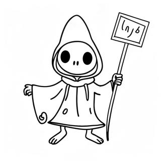 Creepy Little Nightmares Character Coloring Page 21282-17115