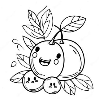 Blueberry Coloring Page 21291-17119