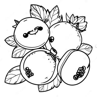 Blueberry Coloring Page 21291-17120