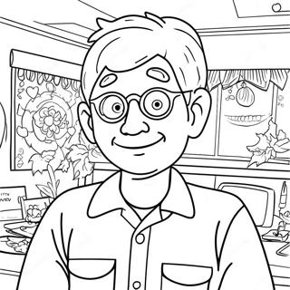 Wally Darling Coloring Page 21321-17150