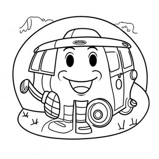 Wally Darling Coloring Pages