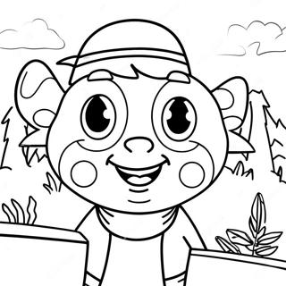 Wally Darling In A Colorful Adventure Coloring Page 21322-17148