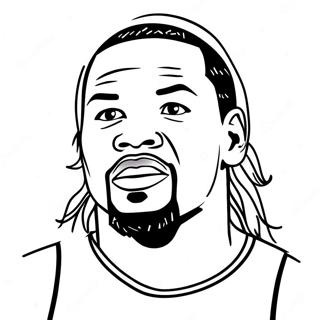 Kevin Durant Coloring Page 21331-17156