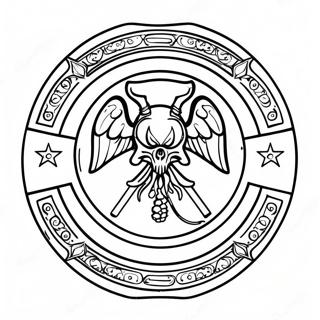 Resident Evil Logo Coloring Page 21341-17166