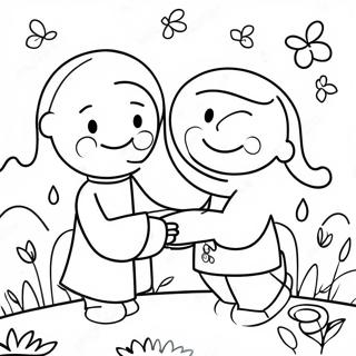 World Kindness Day Coloring Page 21351-17172