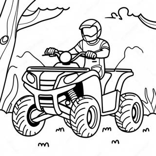 Colorful Atv Adventure Coloring Page 21432-17234