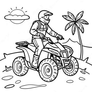 Colorful Atv Adventure Coloring Page 21432-17235