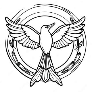 Hunger Games Logo Coloring Page 21441-17240