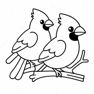 Cardinals Coloring Page 21461-17259