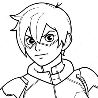 Tracer In Action Coloring Page 21472-17262