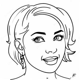 Miley Cyrus Coloring Page 21491-17274