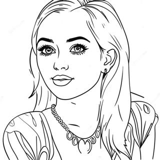 Miley Cyrus Coloring Page 21491-17276