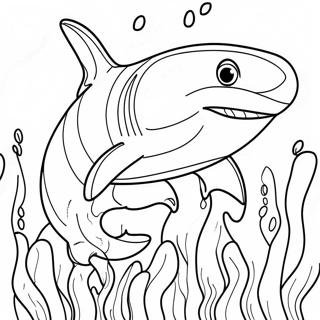 Great White Shark Coloring Page 21512-17297