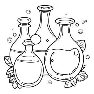 Colorful Potions Coloring Page 21521-17303