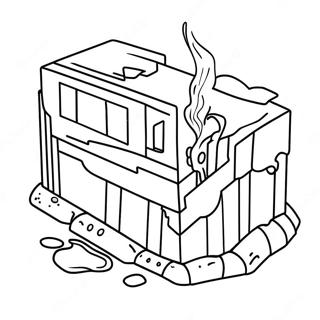 Earthquake Safety Tips Coloring Page 21531-17309