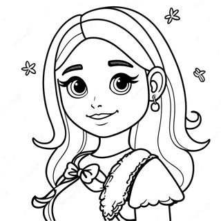 Rainbow High Skyler Coloring Pages