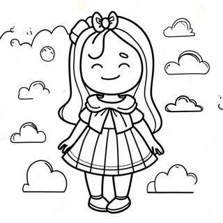 Skyler S Colorful Outfit Coloring Page 21552-17335