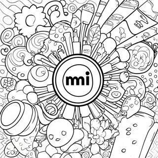 Mini Brands Logo Coloring Page 21561-17331