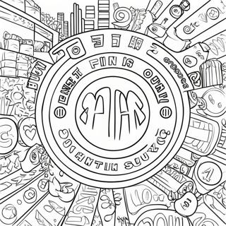 Mini Brands Logo Coloring Page 21561-17332