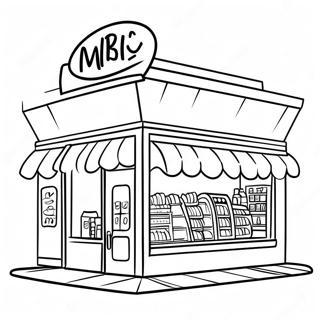 Mini Brands Grocery Store Coloring Page 21562-17345