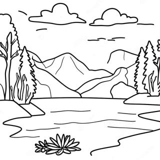 Lake App Coloring Pages