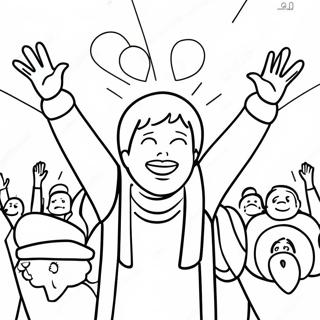 Praise And Worship Coloring Page 21601-17362